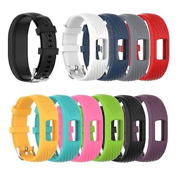 Ersättningsarmband i silikon, justerbart klockarmband för G-armin Vivofit 4 Peach Red S