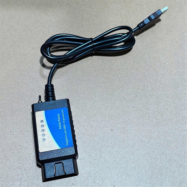 USB Automaattinen Diagnostiikkatyökalu Siruohjelmisto USB OBD-koodinlukija