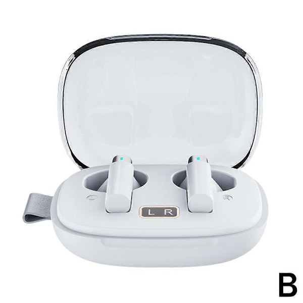 Hängande Öra AI Intelligent Realtidsöversättning Bluetooth Hörlurar White