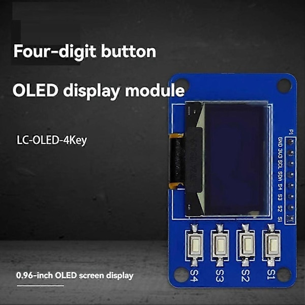 0,96 tums OLED-displaymodul 12864 Skärmmodul med matris