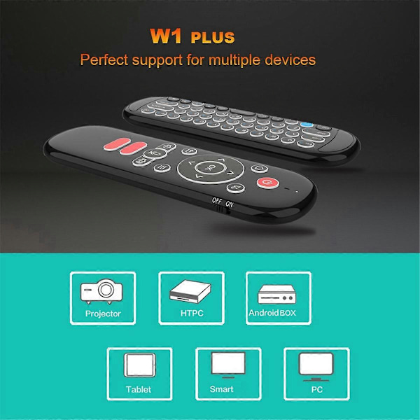 Trådlöst Mini Tangentbord för Android Smart TV Box med Bakgrundsbelysning