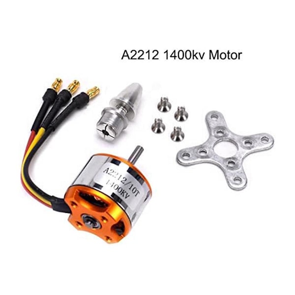 2212 1400KV Motor+30A ESC+SG90 Servo+8060 Propeller Set för RC Flygplan Quadcopter Fastvingat Flygplan Helikopter