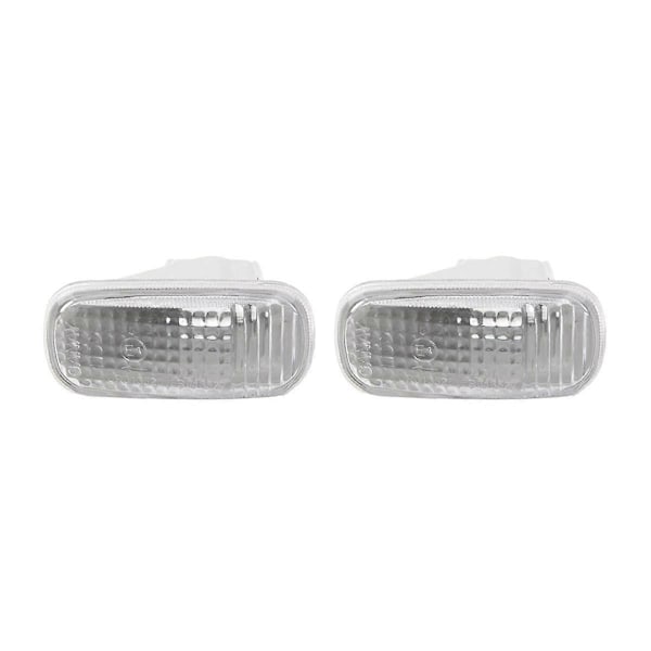 2 ST Bil Sidomarkering Blinkers Lampa 34301-S5H-T02 Passar för 2002-2005 Transparent