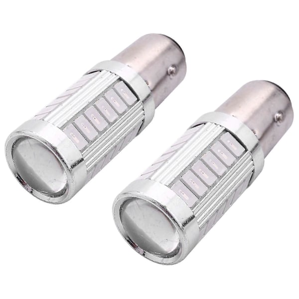 2 st Röda 1157 P21/5w Bay15d Super Starka 33 Smd 5630 5730 Led Auto Bromsljus Dimljus 21/5w Bil