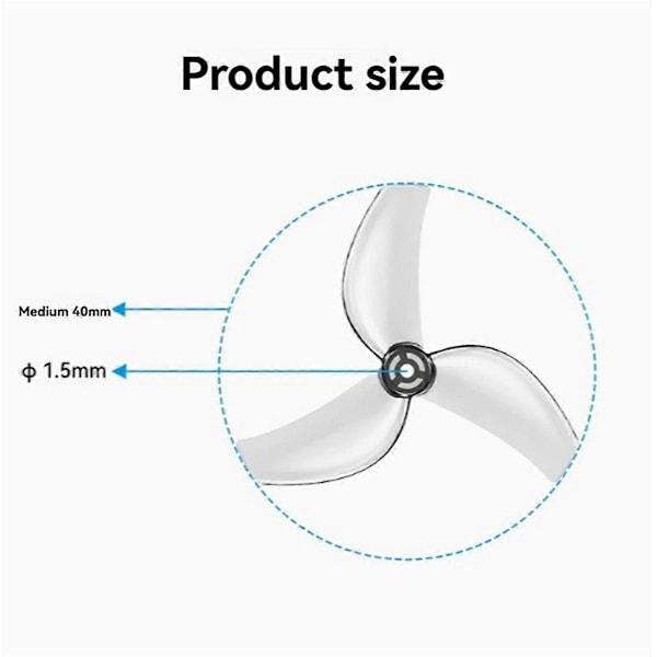 12 Par 1611 3-Bladiga PC Propellrar 12CW+12CCW Propeller C