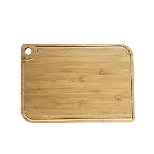 Skärbräda i bambu, köksskärbräda, skärbräda för frukt, skärbräda, hantverksbräda set38*27*1.2cm