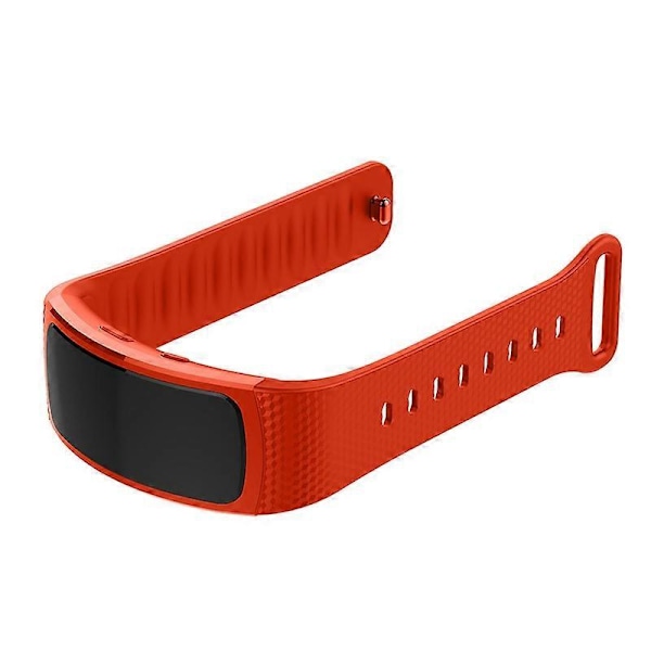 Justerbart Ersättningsarmband i Mjuk Silikon för Galaxy Gear Fit 2 Black S