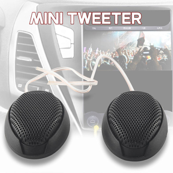 2st Universal 12V 1000W Mini Audio Diskanthorn för Bil Ljudsystem