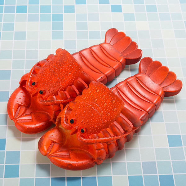 global Hot Sale Strand Barntofflor Kräfta red 40-41