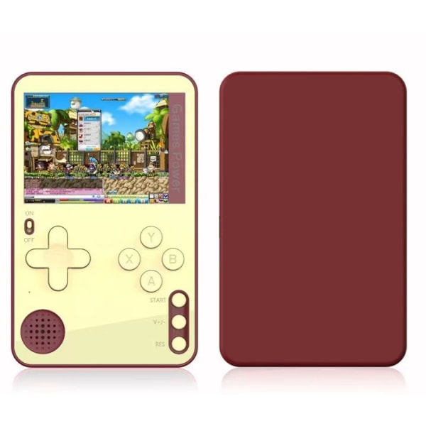 k10 New Retro Card 500 Mini Handheld Game Machine Childhood Nostalgic Soul Douluo Ninja Turtle red