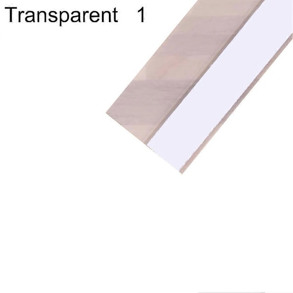 5m Självhäftande Tätningslist för Fönster Silikon Dörrkant Ljudisolering Transparent 1