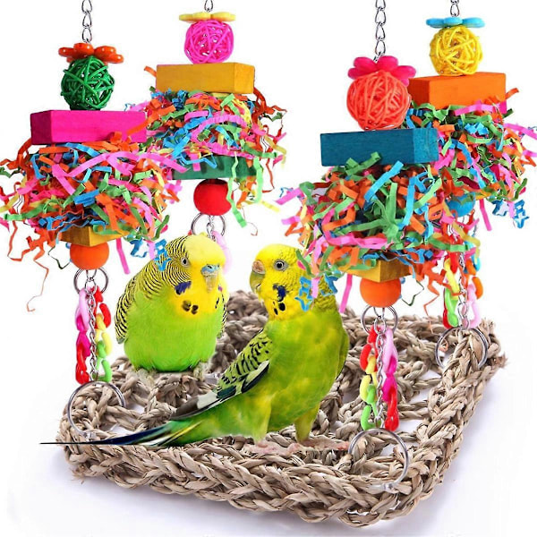 Leksaker för undulater, fågelleksaker, leksaker för conure