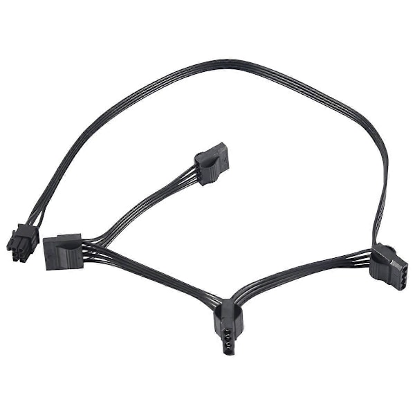 6Pin till 4 Molex Modulär Strömförsörjningskabel för RM1000X RM850X