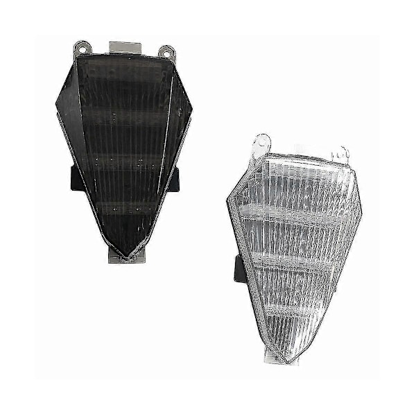 Vit Stoppskylt Ljus Bakljus Led Lampa Motorcykel Bakre Ljus Integrerad Blinkers För Yzf R6