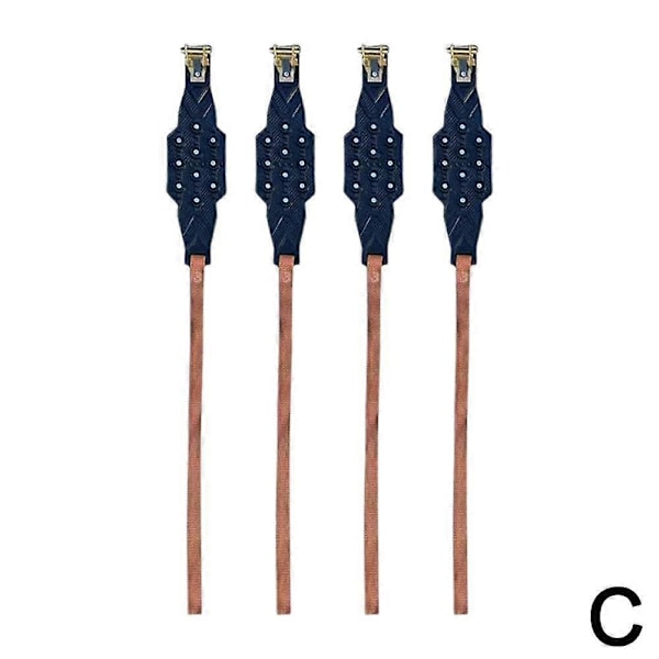 Snökedjor för bildäck, justerbara och universellt tillämpliga 4pcs Black