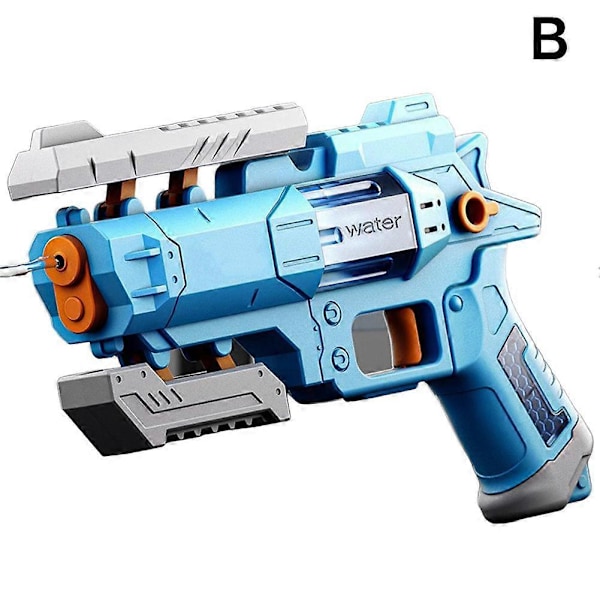 Deformationspress Typ Länkage Liten Vattenpistol Handhållen Utomhus Vattenleksak Blue
