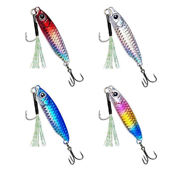 20g x10st Långdistans Blyfisk Järnplatta Blyfisk Flerfärgad
