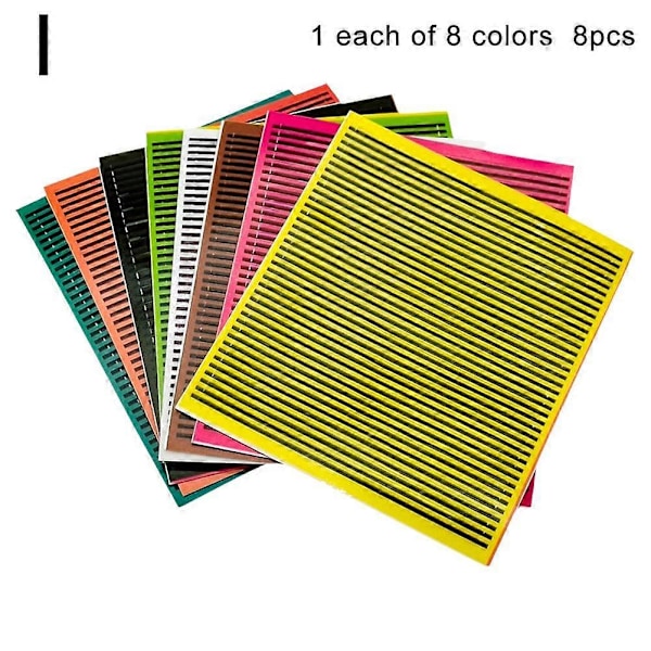 Syntetisk Påfågelfjäderkropp Bug Bond Flugor Flugbindningsmaterial 8 colors