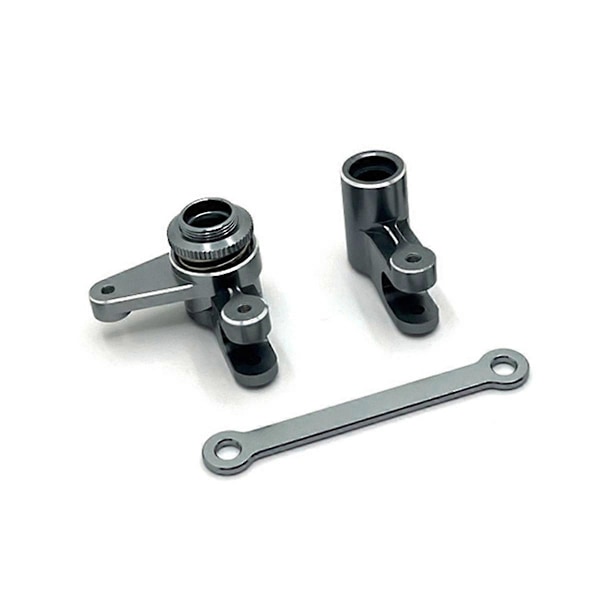 RC Bil Uppgradering Styrkomponent Servo Stång Set för 1/10 Grå