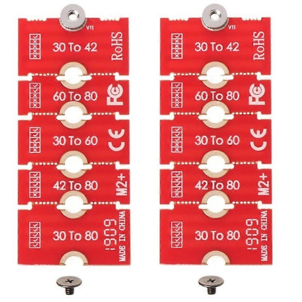 2 st M2 M2PLUS NGFF NVME M.2 Förlängd överföring 2230, 2242
