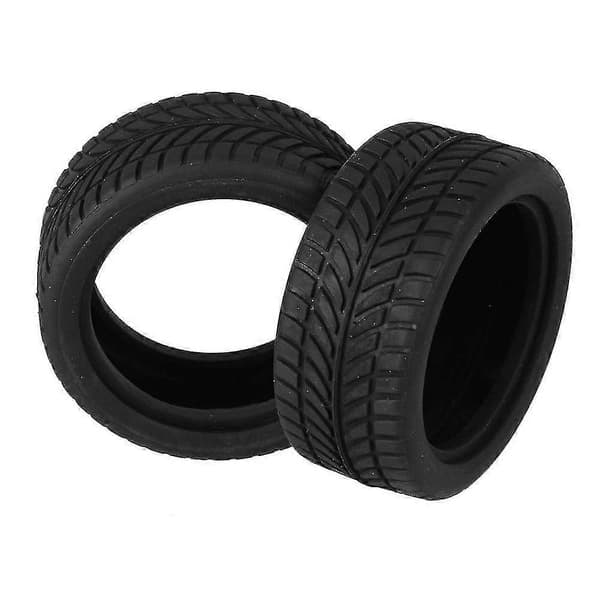 4 st Gummidäck För Rc 1:10 On Racing Car Bil Reservdäck