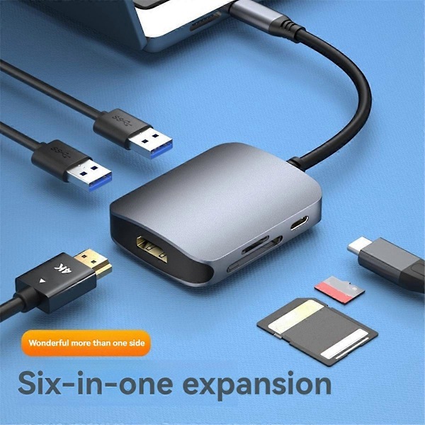 SD TF-kort PD Snabbladdare Splitter USB Dockningsstationer HUB