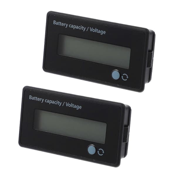 2st LCD Batteritestare Fordonsbatteri Kapacitetsindikator Spänningsövervakare