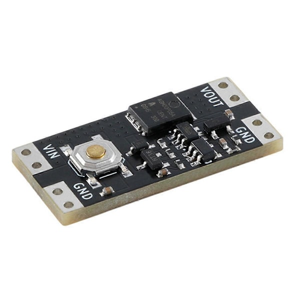 1 st Enkel Bond Knapp Bistabil Strömställarmodul 4.5-26V 1.3UA Last 10A