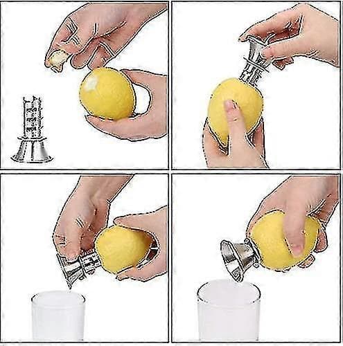 304 Praktisk Mindre Stål Appelsin Citronpresser, ly Squeezer