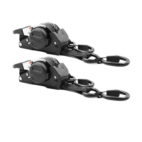 Infällbara spännband med spärr 800 kg brottstyrka 2-pack