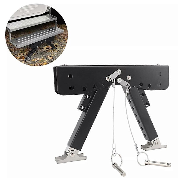 Vikbar husvagnsstegstabilisator / RV-stegstabilisatorsats