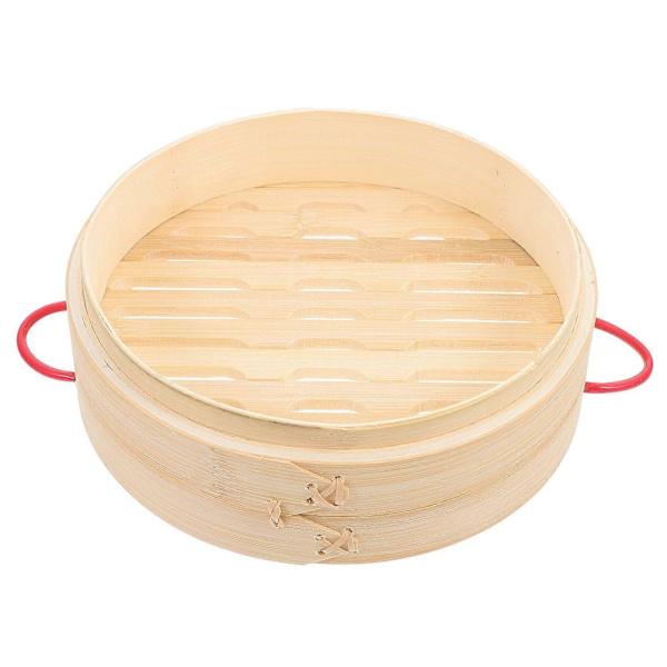 Bambu-höyrystin Höyrytetyt sämpylät Höyrystinkori Dumpling-höyrystin Höyrykori Bambu-dumpling-höyrystin