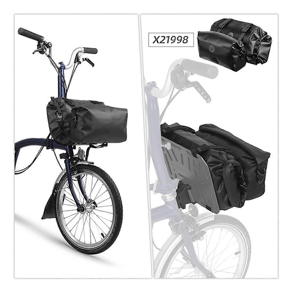 Rhinowalk Cykeltaske Adapter Bæreblok Adapter til Sort