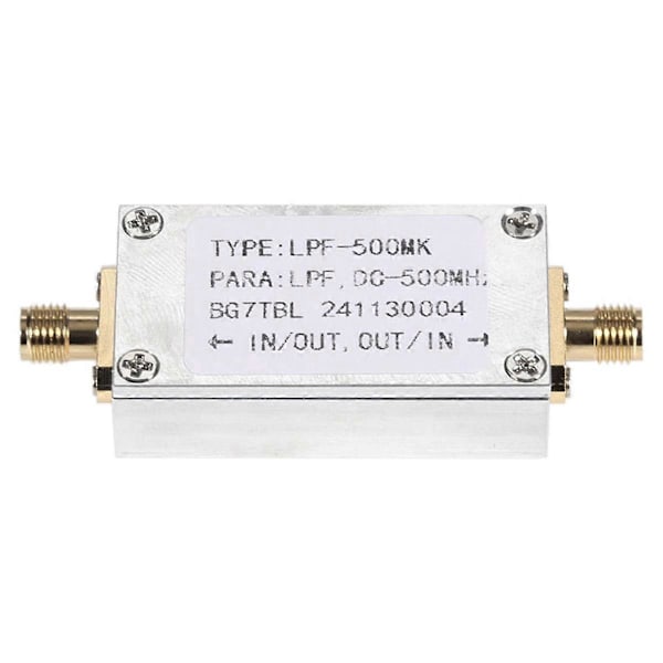 Lavpasfilter LPF-500MK med SMA-interface DC-500MHZ