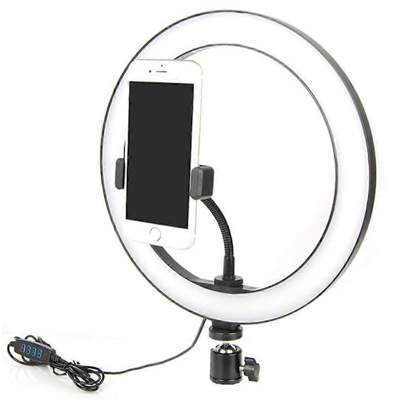 USB Ring Light Videokonferencelys til Zoom-opkald/fjernarbejde/livestreaming med 3 lystilstande og 10 lysstyrkeniveauer