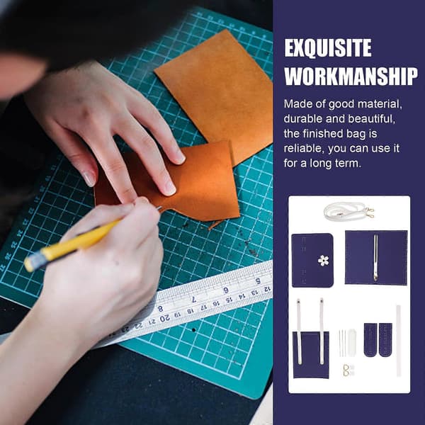 DIY-kit DIY Väska Stickningskit DIY Väska Material Handvävt Material Carft Axelväskor Kit