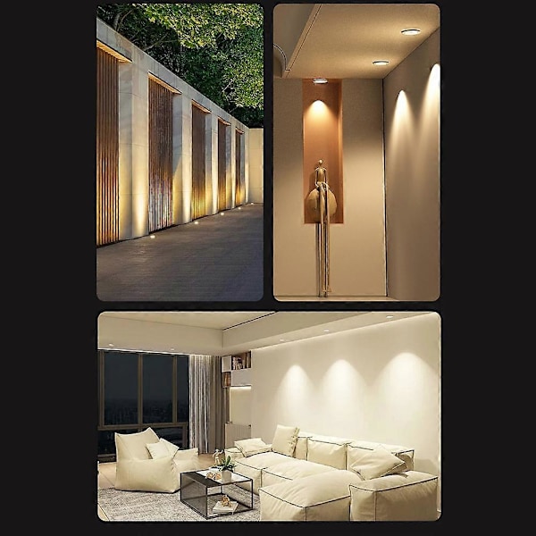 Tuya Zigbee Smart Dimbar Spotlight 12W LED Spotlight Anti-Bländning B