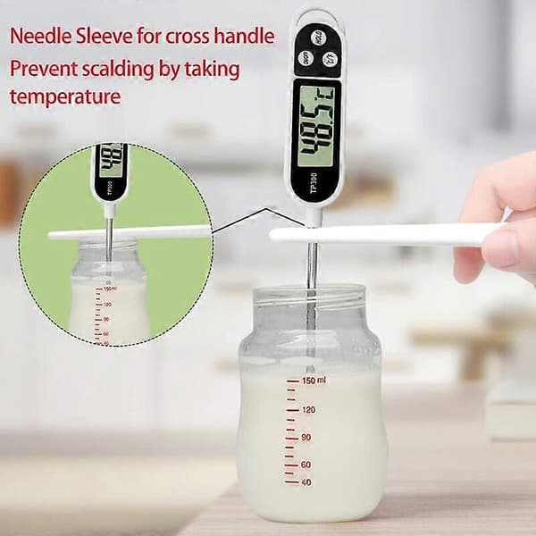 Kökstermometer köksredskap termometer matlagning, termometer sond kök termometer grill 5 sekunder LCD-skärm termometer för bakverk