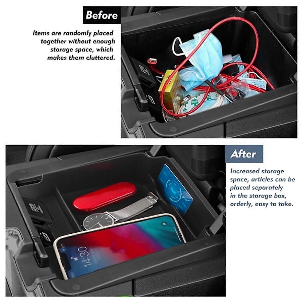 Mittkonsol Organizer Fack för Acura MDX 2022 2023 2024