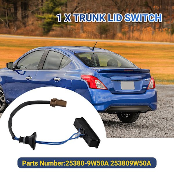 25380-9W50A Bil Bakre Bagagelucka Strömbrytare för SL 2012-2019 253809W50A