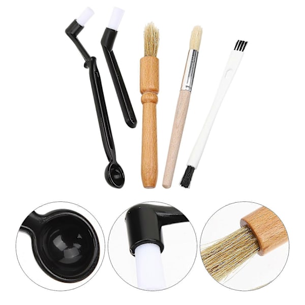 1 Set Kaffemaskin Rengöringsborstar Vattenkopp Rengöringsmedel Kaffekvarnsborstar