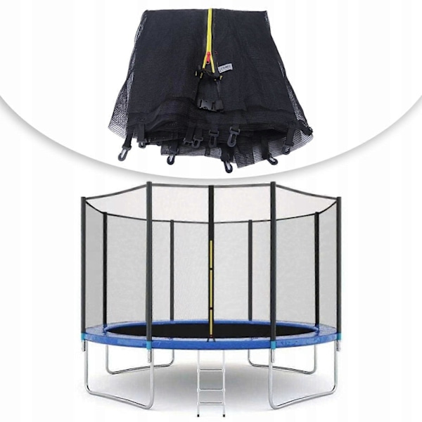 Trampolinnet Trampolinnet Reparation Nylon Barrierenet Let Til 8ft 6 Stænger