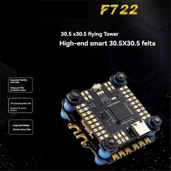 F722 V1 4-i-1 Elektrisk Kontroll Borstlös Motor Elektrisk Tuning B