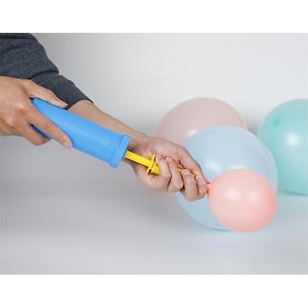 Handpump Dubbelverkande Luftpumpar För Ballonger Träningsbollar Yogabollar Poolleksaker