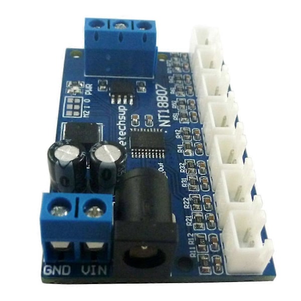 7-kanals RS485 NTC Temperatursensor Mätning MODBUS RTU