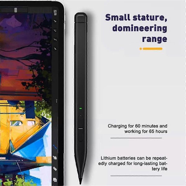 Styluspenna för Surface Pro 8, 9, 4096 trycknivåer Mpp 2.0 handflatsavvisning