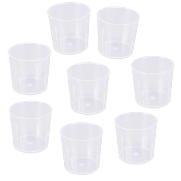 30 st 30 ml graderade mätkoppar transparenta mätverktyg i plast
