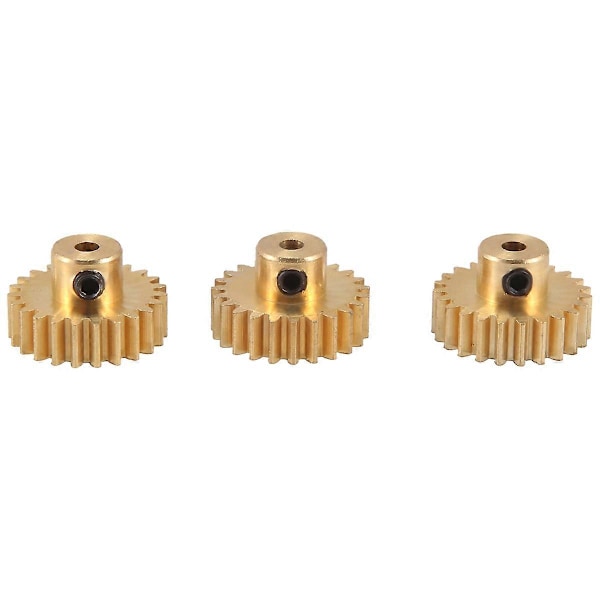 3ST 3.175mm Axel Mässing Pinjong Motor Växel M0.8 för 1/10 1/8 RC, 23t