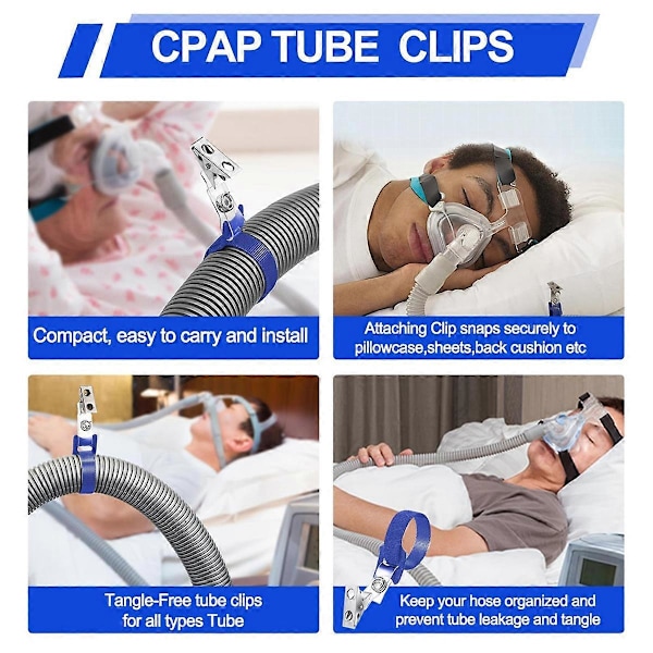 4-osainen CPAP-letkun puhdistusharjasetti, halkaisijat 15–22 mm