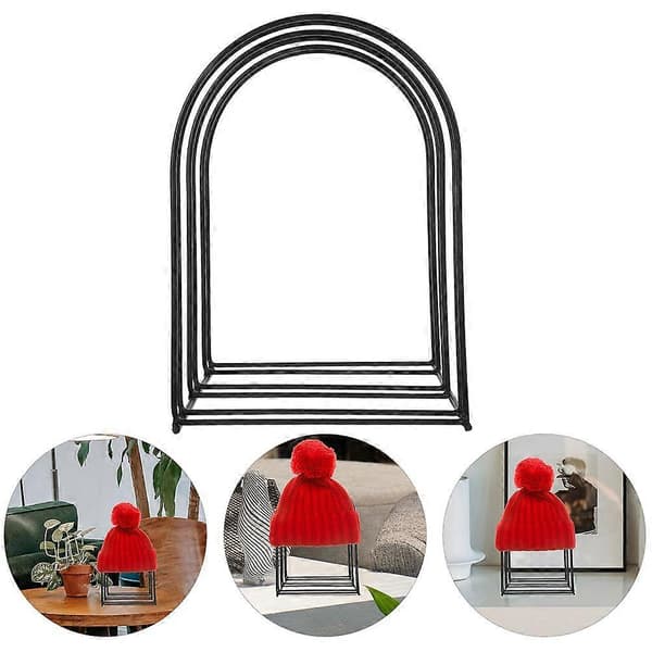 2 stk. Hattestativ Ullhatt Display Hylle Jern Tråd Ullhatt Display Holder